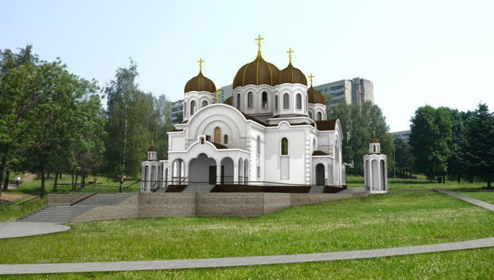 Православный храм на Ангарской