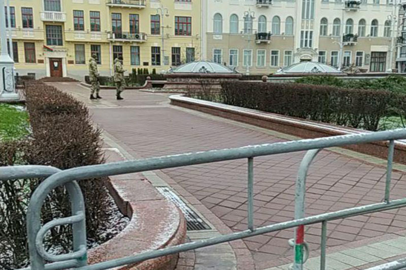 Свидетели проинформировали о движении военной техники в центр Минска