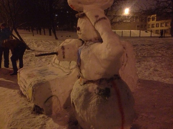 Снеговик патрульный