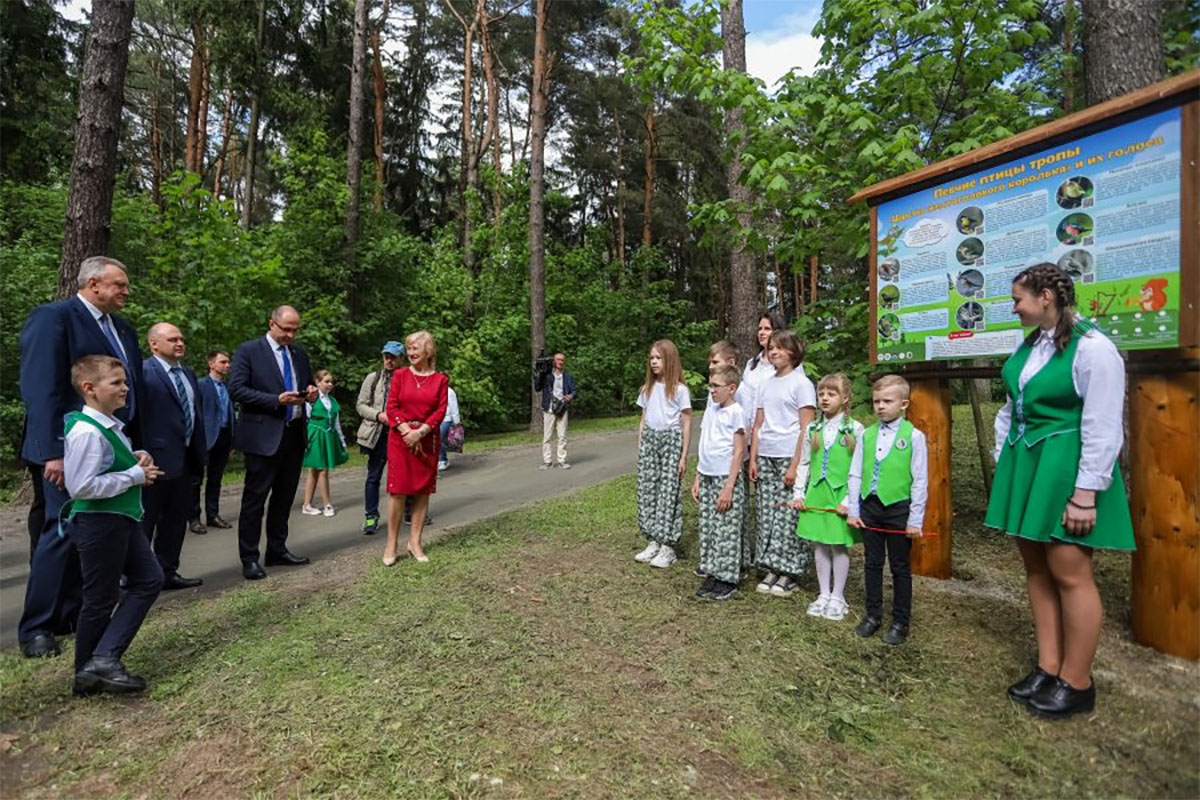 В Заводском районе Минска открылась новая экотропа: «Царство