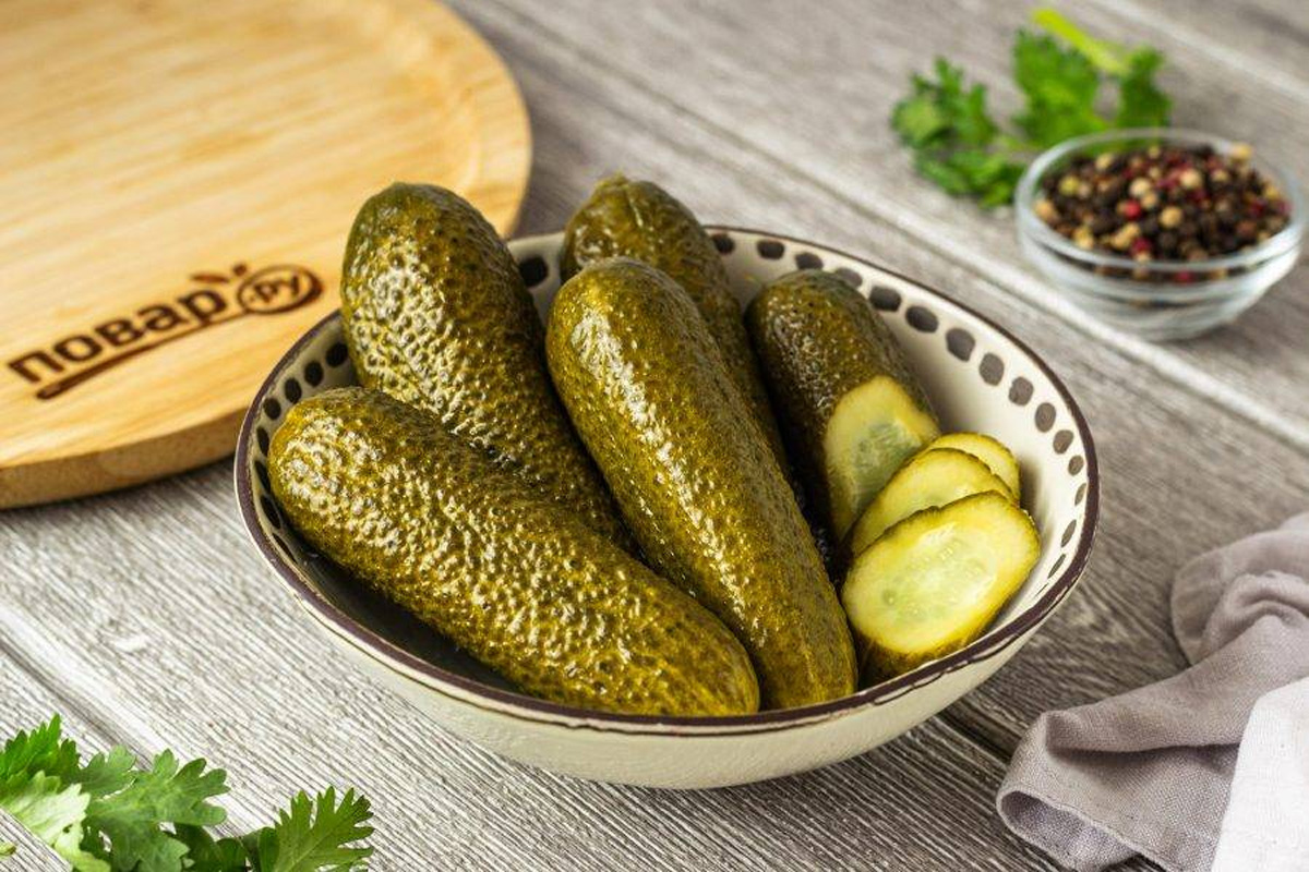 Крем-суп из маринованных огурцов