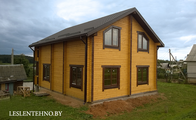 Деревянные дома и бани под ключ «Леслентехно»