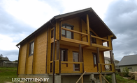 Деревянные дома и бани под ключ «Леслентехно»